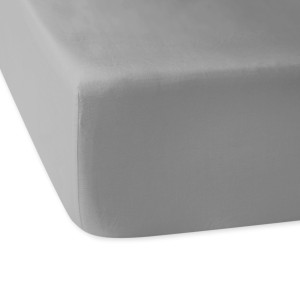 Prześcieradło satynowe z gumką Satyn Dream 180x200 Szary