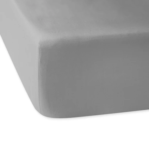 Prześcieradło Satyn Dream 120x200 z gumką Popiel