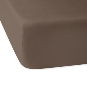 Prześcieradło satynowe z gumką Satyn Dream 220x200 Sepia