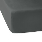 Prześcieradło satynowe z gumką Satyn Dream 160x200 Jasny Szary