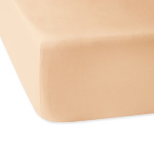 Prześcieradło satynowe z gumką Satyn Dream 180x200 Jasny Beżowy