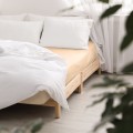 Prześcieradło Satyn Dream 90x200 z gumką Jasny beż