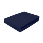 Prześcieradło bawełniane z gumką Jersey Dream 160x200 Granatowy