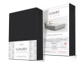 Prześcieradło Jersey Elastan z gumką 90x200x30 Czarny