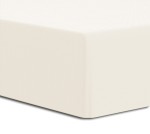 Prześcieradło bawełniane Jersey Elastan z gumką 90x200 Ecru