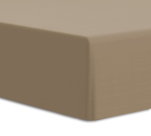 Prześcieradło Jersey Elastan z gumką 90x200x30 Brąz