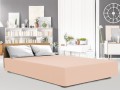Prześcieradło Jersey Elastan z gumką 180x200x30 Róż