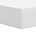 Prześcieradło bawełniane Jersey Elastan z gumką 220x200 Biały