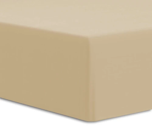 Prześcieradło Jersey Elastan z gumką 220x200x30 Piaskowy