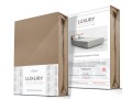 Prześcieradło Jersey Elastan z gumką 220x200x30 Brąz