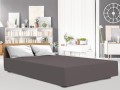 Prześcieradło Jersey Elastan z gumką 220x200x30 Antracyt