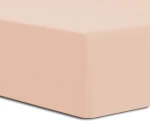 Prześcieradło bawełniane Jersey Elastan z gumką 220x200 Różowy