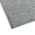 Prześcieradło żakardowe Tulipan 150x205 Szary