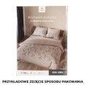 Pościel satyna bawełniana HOME SWEET HOME 100% bawełna 160x200 Amalia