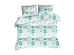 Pościel bawełniana KORALOVE 140x200 Greenlove