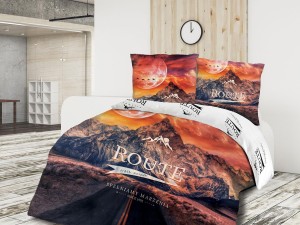 Pościel bawełniana PANELOVE 160x200 Dreamway Route