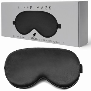 Opaska do spania Waya Extra Soft 3D Czarna