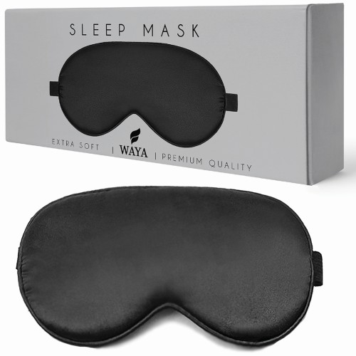 Opaska do spania Waya Soft Czarna