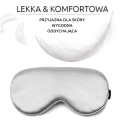 Opaska do spania Waya Soft Srebrna