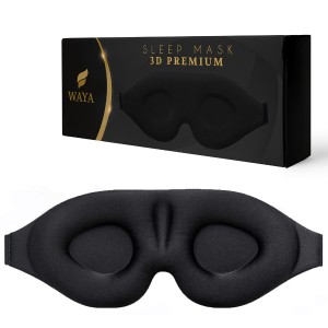 Opaska do spania Waya 3D Premium Czarna