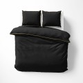 Luksusowa pościel z Makosatyny 140x200 Czarna