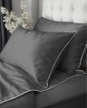 Luksusowa pościel z Makosatyny 220x200 Szara