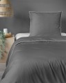 Luksusowa pościel z Makosatyny 220x200 Szara