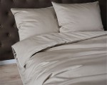 Luksusowa pościel z Makosatyny 160x200 Beżowa