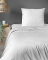 Luksusowa pościel z Makosatyny 220x200 Biała