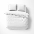 Luksusowa pościel z Makosatyny 220x200 Biała