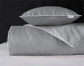Luksusowa pościel z Makosatyny 160x200 Jasno Szara