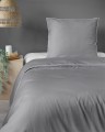 Luksusowa pościel z Makosatyny 160x200 Jasno Szara