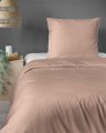 Luksusowa pościel z Makosatyny 220x200 Brzoskwiniowa