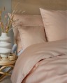 Luksusowa pościel z Makosatyny 220x200 Brzoskwiniowa