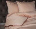 Luksusowa pościel z Makosatyny 160x200 Brzoskwiniowa
