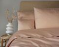 Luksusowa pościel z Makosatyny 160x200 Brzoskwiniowa