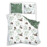 Pościel Świąteczna Winter Tale  160x200 Bawełniana Pine Tree Magic
