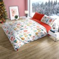 Pościel Świąteczna Winter Tale  160x200 Bawełniana