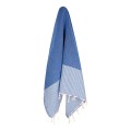 Fouta Tunezyjska Plaster Miodu - Ręcznik Plażowy 100x200 Pareo Niebieski