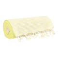 Fouta Tunezyjska Plaster Miodu - Ręcznik Plażowy 100x200 Pareo Żółty