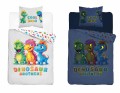 Pościel bawełniana Świecąca w ciemności 160x200 Bracia Dino