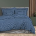 Pościel Satyna bambusowa Bamboo Dream 220x200 Stripe Cornflower