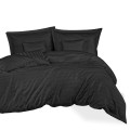 Pościel Satyna bambusowa Bamboo Dream 220x200 Stripe Black