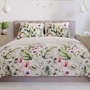 Pościel satyna bawełniana HOME SWEET HOME 220x200 Paradis