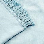 Koc bawełniany Cotton Cloud 150x200 Jasny Niebieski