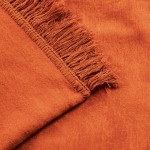 Koc bawełniany Cotton Cloud 150x200 Pomarańczowy