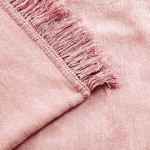 Koc bawełniany Cotton Cloud 150x200 Różowy