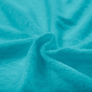 Prześcieradło bawełniane z gumką Frotte Dream 140x200 Turkusowy